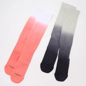 Comrad Set of 2 Nylon Knee-High Compression Socks Size Large Wide   15722